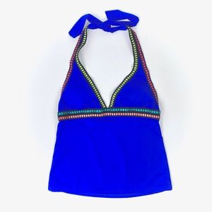 La Blanca cobolt blue tankini top M/L